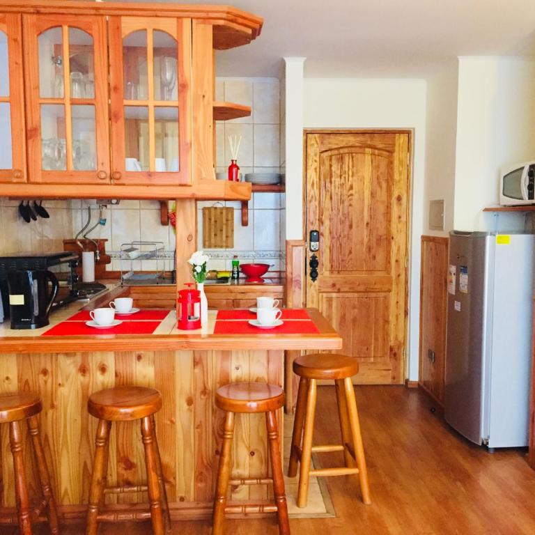 Departamento Pucón - Apartamento con vistas al jardín - 10