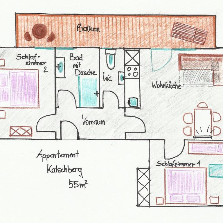 Ausblick Appartements mit Lungaucard - Apartment mit 2 Schlafzimmern - 19