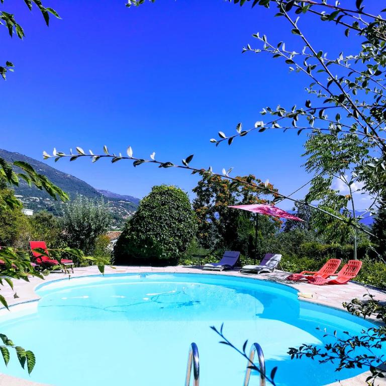 Villa Nice Côte d'Azur piscine privée rez de chaussée - Maison de Vacances - 40