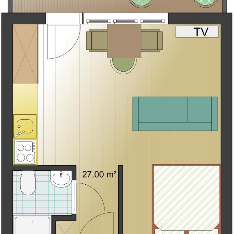 Kitzbühel City 1 - Apartment mit 1 Schlafzimmer - 17