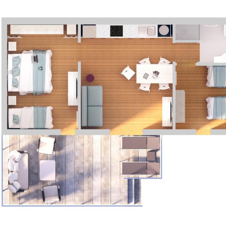 Lino delle Fate Eco Resort - Appartamento con 2 Camere da Letto - 13