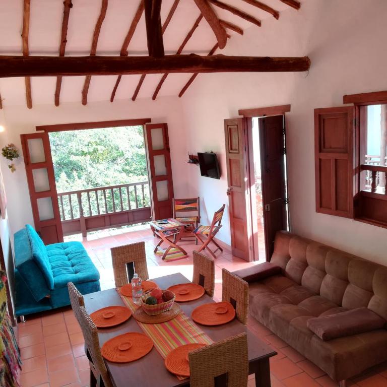 Casona El Retiro Barichara - Apartamento de 2 dormitorios con vistas a la piscina - 25