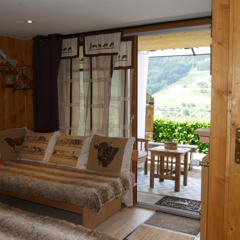 Chalet la Colombière - Doppelzimmer mit Bergblick - 1