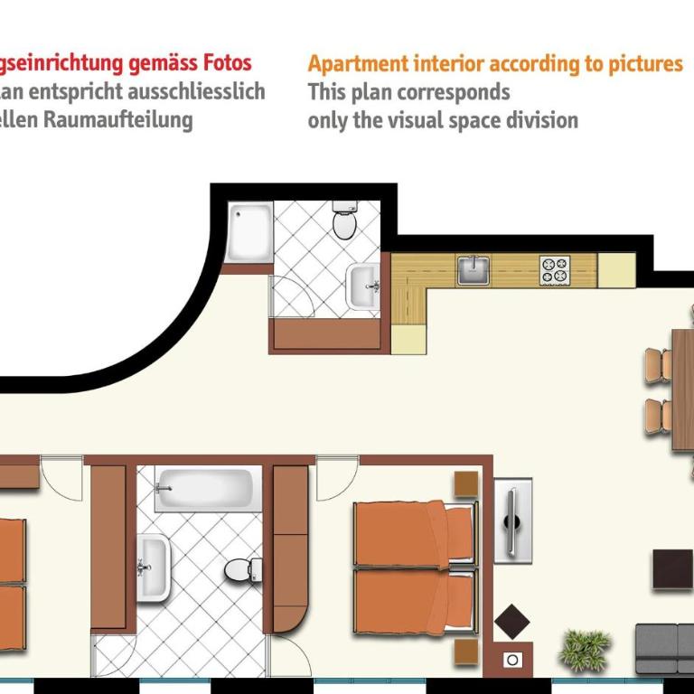 Chalavus - Apartment mit Blick auf die Berge - 13