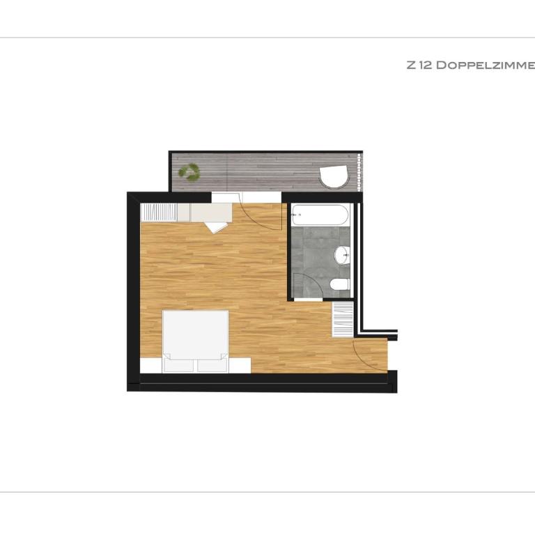 ALMMONTE SENSUM SUITES - Funky Living Hotel - Premium Doppelzimmer mit Balkon - 1
