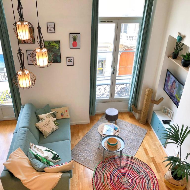 Homelivia, Appart FRIDA, mezzanine, déco raffinée et balcon - Appartement - 8
