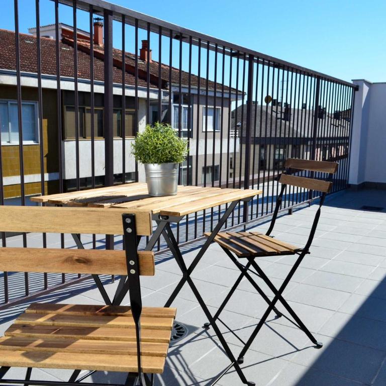 Alda Estación Ourense - Habitación Doble con terraza - 1