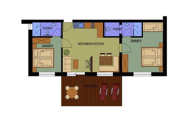 Aida Apart - Apartment mit 2 Schlafzimmern und Terrasse - 31