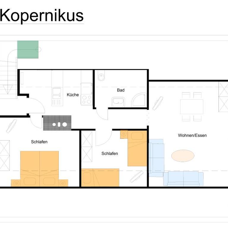 Augusta-Refugium - Apartamento Kopernikus - 10