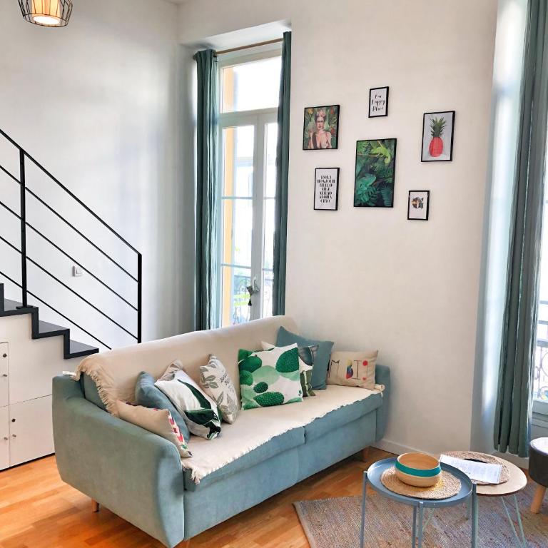 Homelivia, Appart FRIDA, mezzanine, déco raffinée et balcon - Appartement - 5