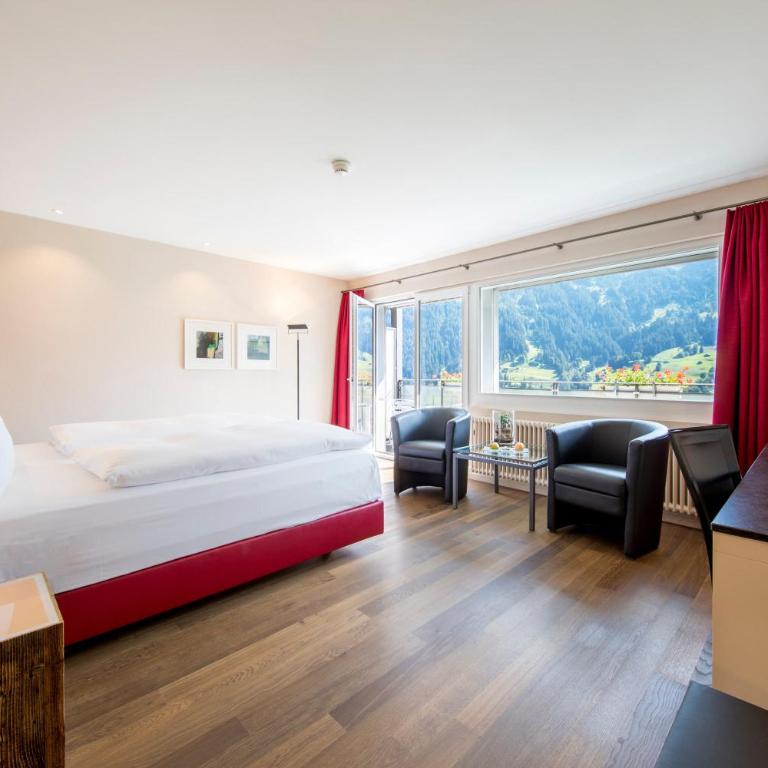 Belvedere Swiss Quality Hotel - Classic Doppel- oder Zweibettzimmer mit Blick auf den Eiger und Klimaanlage - 4