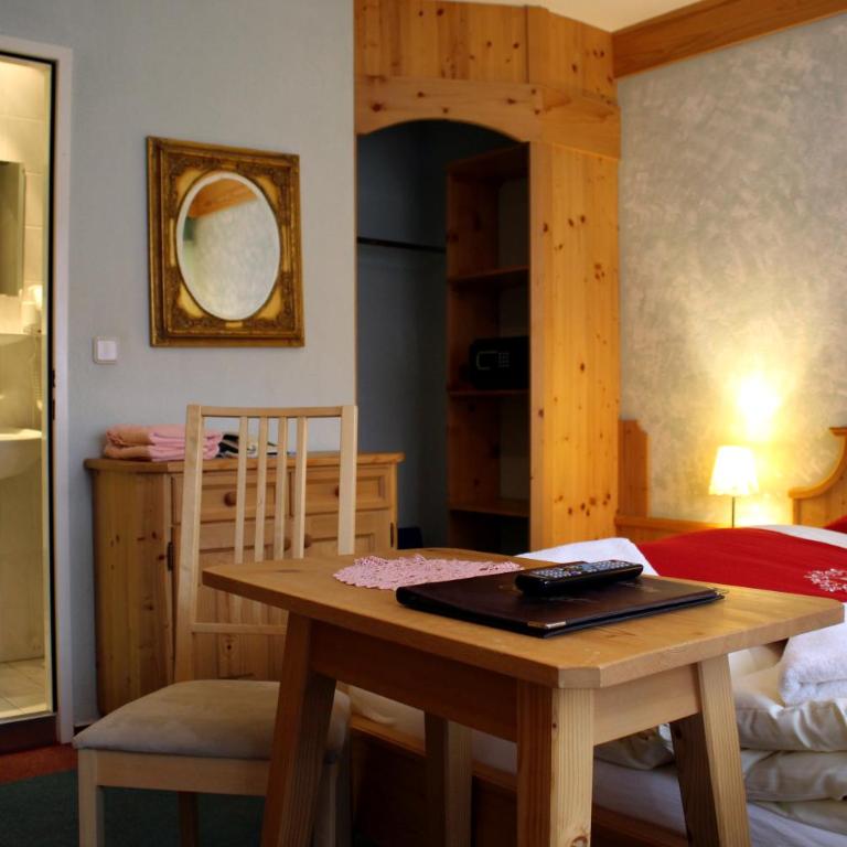 Gasthof Burkert - Habitación Individual Estándar con vistas a la montaña - 1