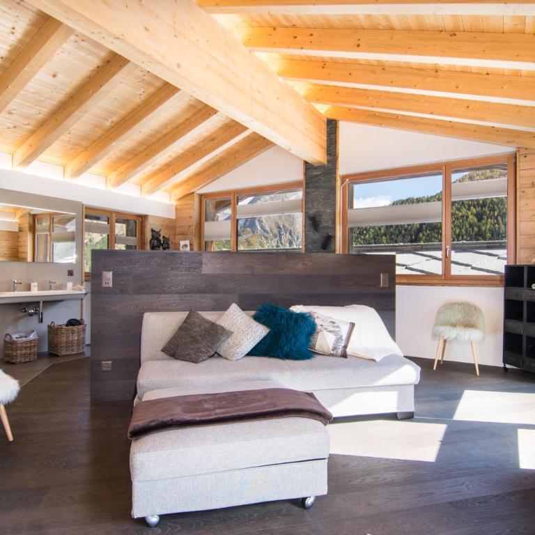 Boutique Lodge Spycher - Deluxe Loft mit Bergblick und Terrasse - 11