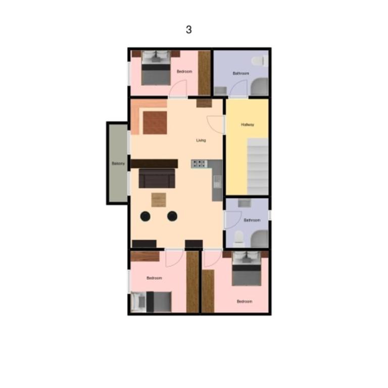 Haus Diana - Apartment mit 3 Schlafzimmern - 1