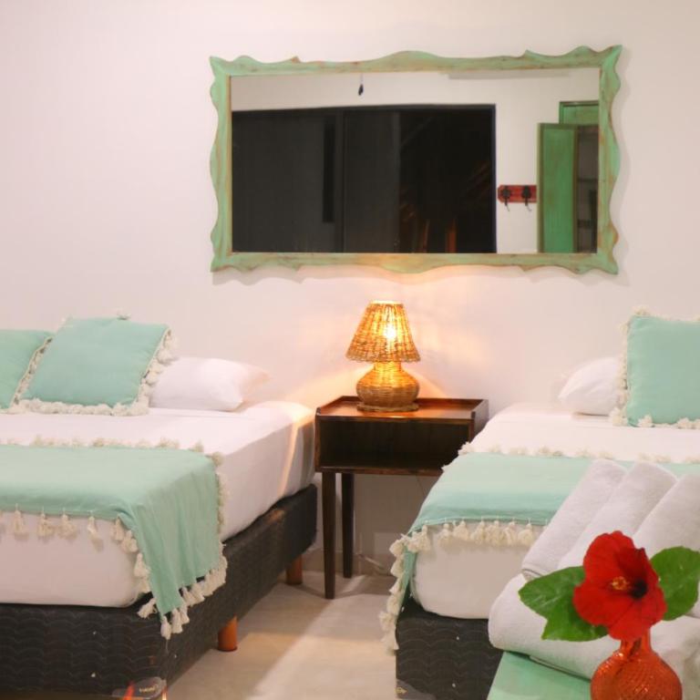 Punta Piedra Beach Posada - Habitación Familiar Estándar - 1