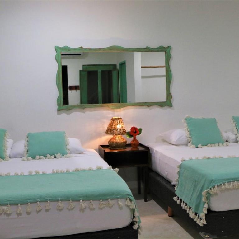 Punta Piedra Beach Posada - Habitación Familiar Estándar - 18