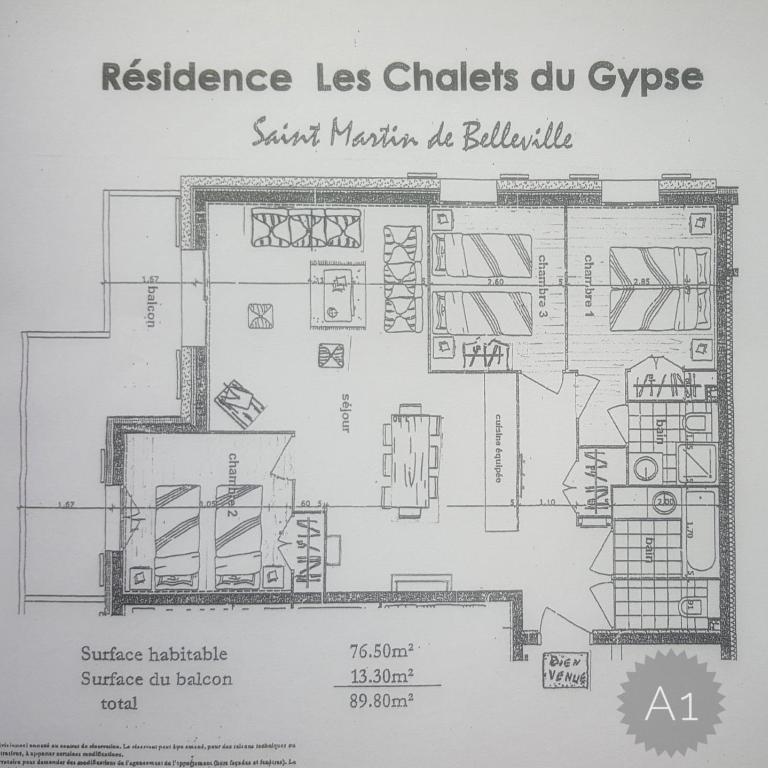Apartment A 01 in St Martin de Belleville - Appartement 3 Chambres - 3