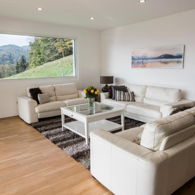 Große Ferienwohnung mit Seeblick nahe Wörthersee Ideal für Familien & Gruppen - Deluxe Apartment mit 3 Schlafzimmern, Terrasse und Seeblick - 19