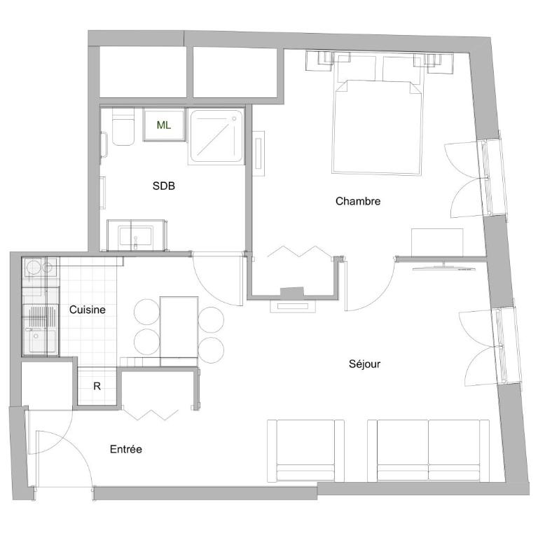 Résidence Palais Étoile - Appartement Supérieur - 1