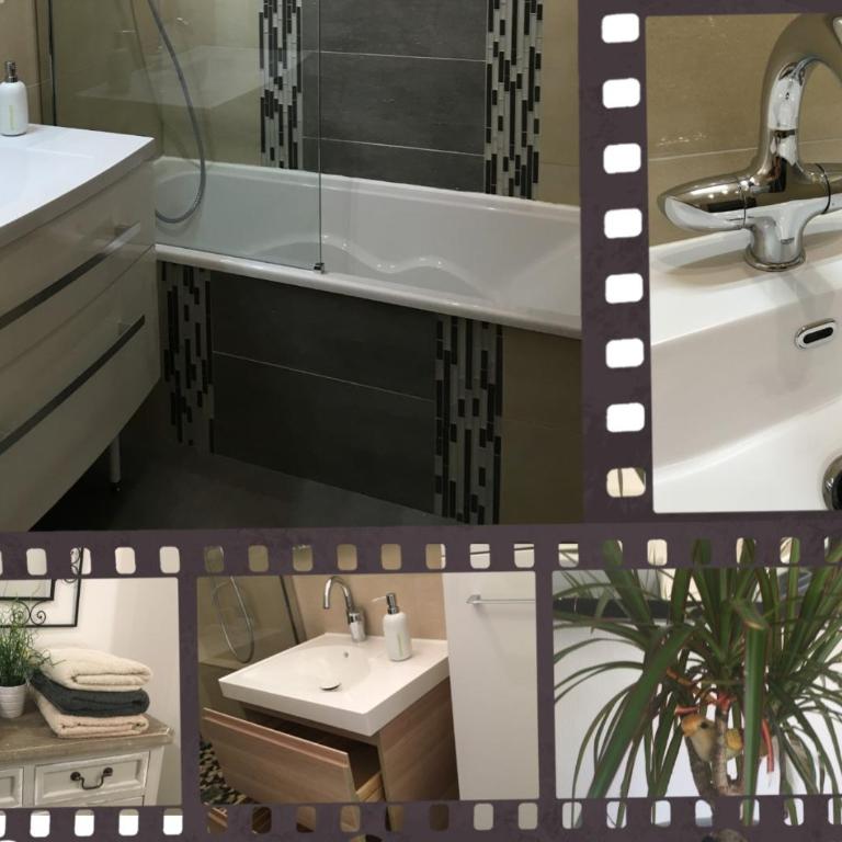 BedinReims elegant green bottle quiet and close to center free parking and wifi free ideal 5 à 9 Adultes - Appartamento Deluxe - 23