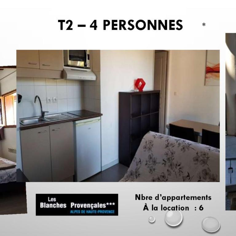 Les Blanches Provençales - Appartement avec Vue sur la Montagne - 1