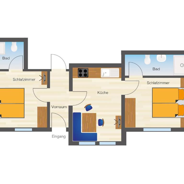 Haus Lorenz - Apartment mit 2 Schlafzimmern - 5