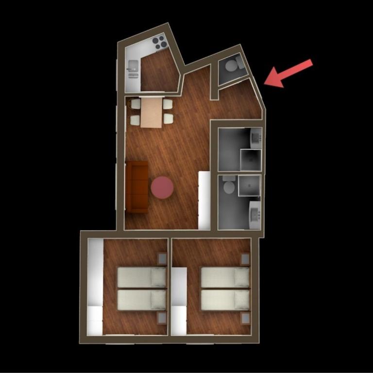 Appartement Alpin - Apartment mit 2 Schlafzimmern (4 Erwachsene) - 10