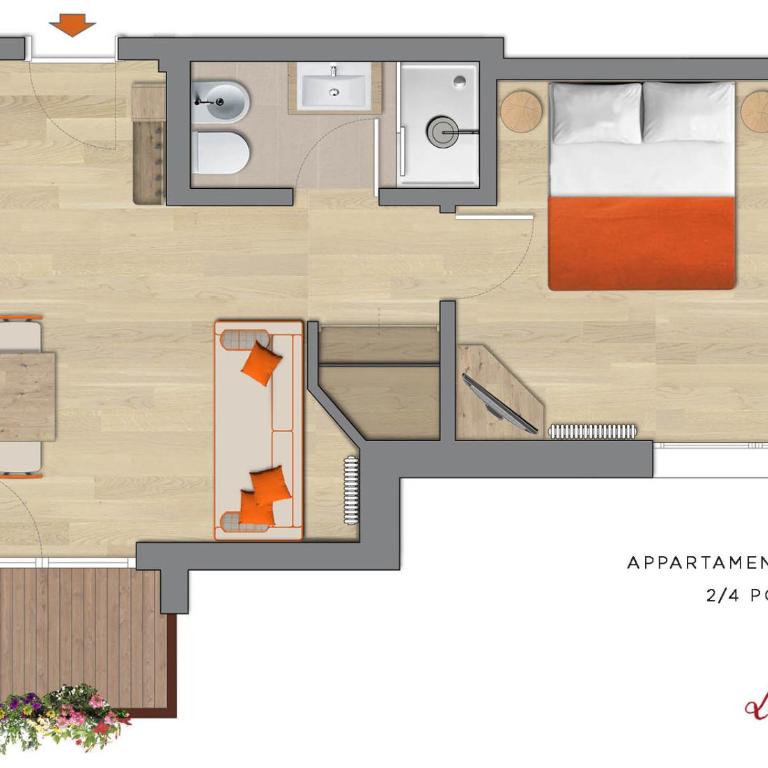 Residence Langes - Appartamento con 1 Camera da Letto - 4