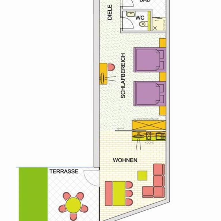 Hotel Cores - Suite - Vue sur Jardin - 1