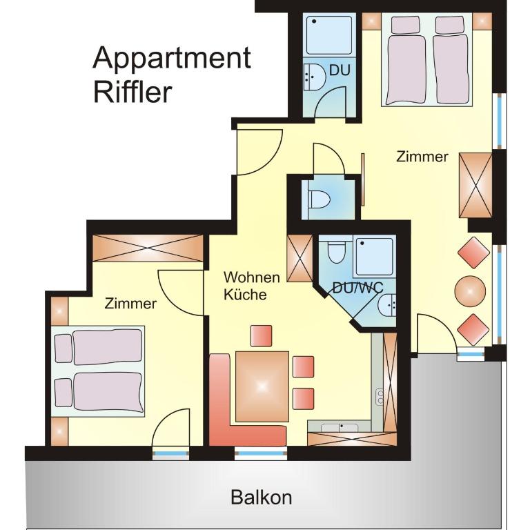 Haus Buchhammer - Apartment mit 2 Schlafzimmern - 1