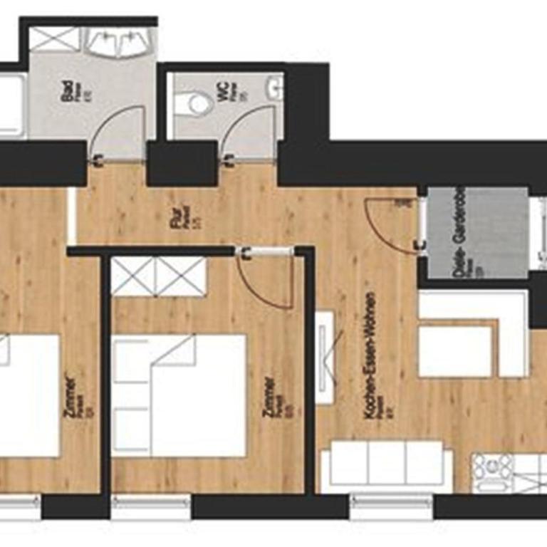 Albert'n Haus - Apartment mit 2 Schlafzimmern - 14
