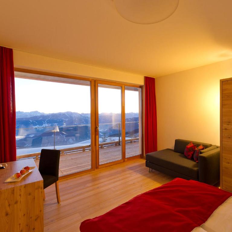 Alpinhotel Pacheiner - Doppel-/Zweibettzimmer mit Bergblick - 5