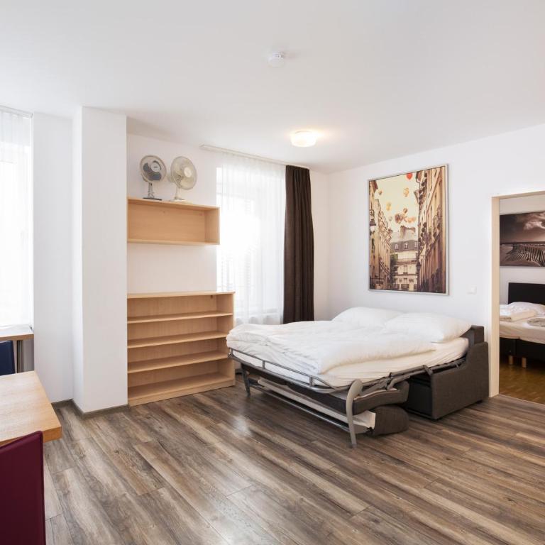 Apartments Leipziger Hof - Apartamento de 1 dormitorio (cama y sofá cama de 160x200) - 6