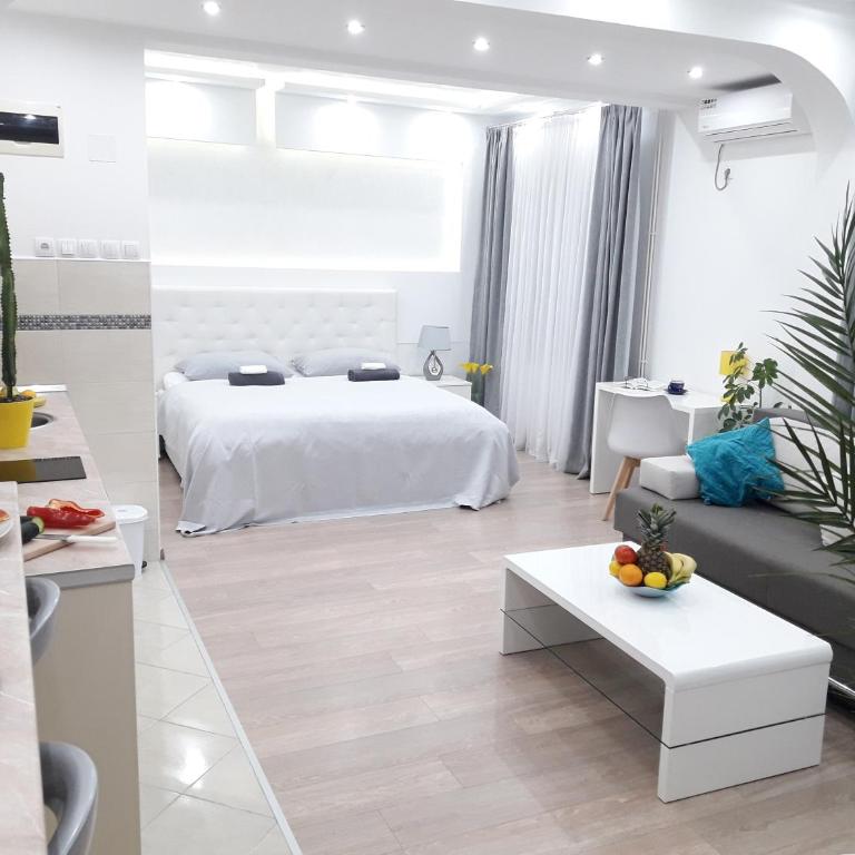 Abbazia Apartments Free Parking Near Center and Vrbas River - Studio Apartman - 15