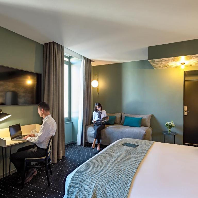 Mercure Nantes Centre Passage Pommeraye - Chambre Supérieure avec 1 Lit Double et 1 Canapé-Lit - 10
