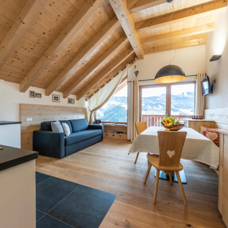 agriturismo Lüch Picedac - Apartment mit Blick auf die Berge - 8