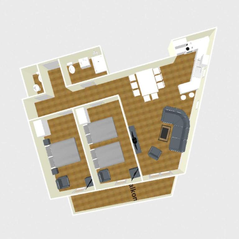 Aparthotel Zell am See (Contactless Check-In) - Appartement mit 2 Schlafzimmern (8 Personen) - 10