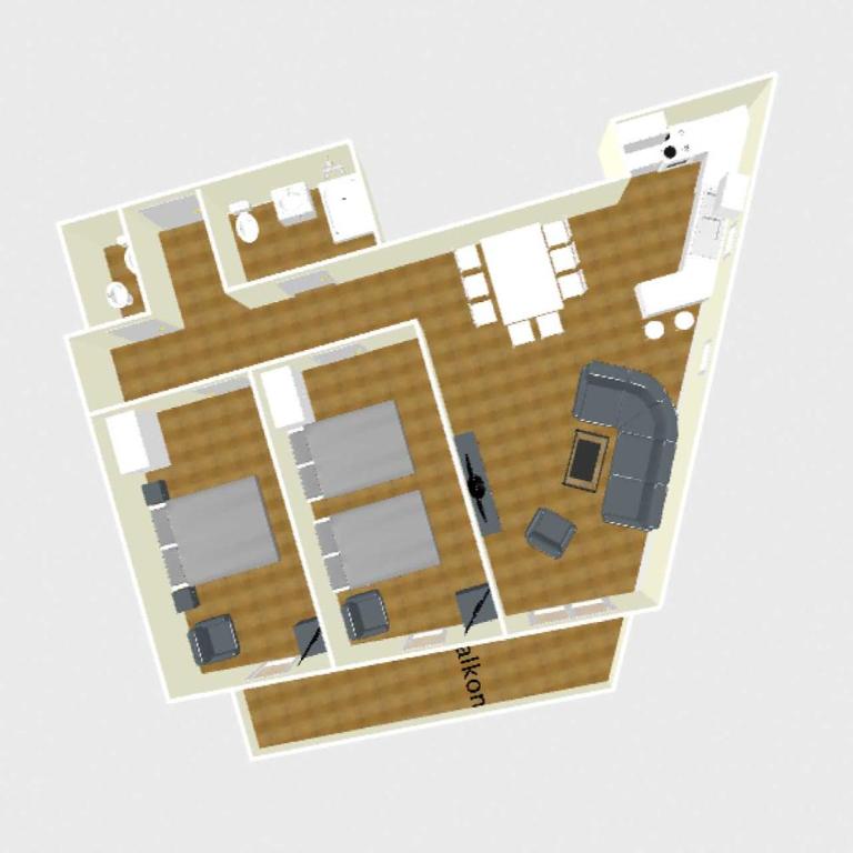 Aparthotel Zell am See (Contactless Check-In) - Appartement mit 2 Schlafzimmern (8 Personen) - 11