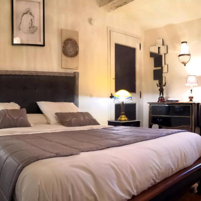 Chambre d'hôtes du Mas de Longuefeuille - Chambre Double - Vue sur Piscine - 6