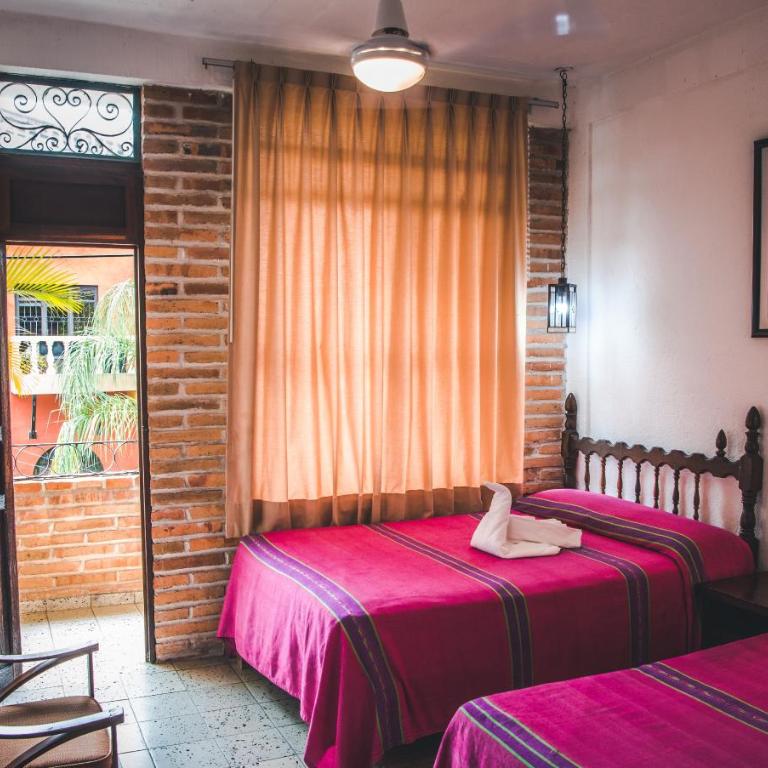 Hotel Villa del Mar Tradicional - Habitación Estándar con balcón - 2 camas dobles - 2