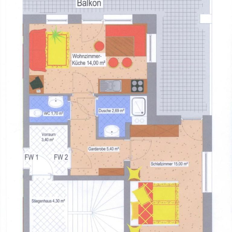 Apart Bel Ami - Apartment mit 1 Schlafzimmer - 25