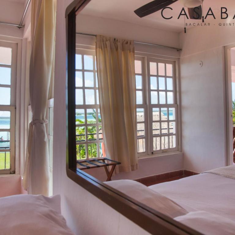 Hotel CasaBakal - A pie de Laguna - Bacalar - Habitación Cuádruple con vistas al lago - 1