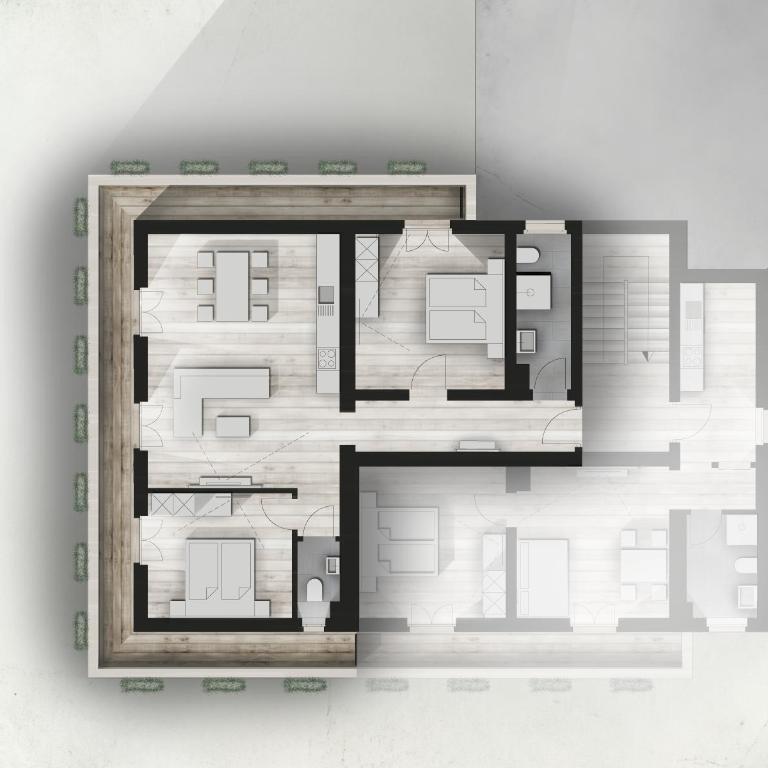 HILLSIDE Apartments Pircher - Apartment mit 2 Schlafzimmern - 2