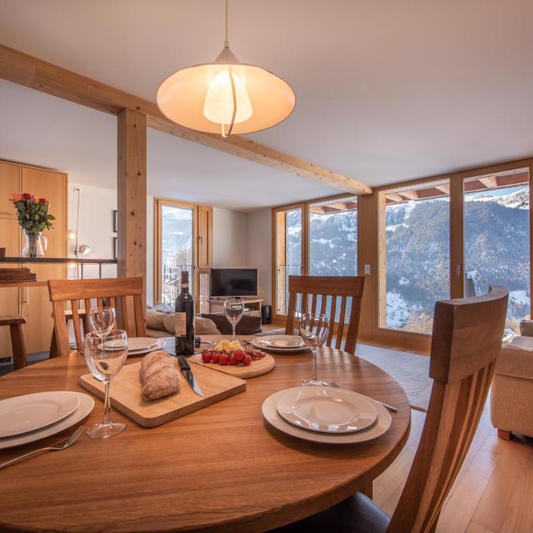 Chalet Roossi 3 - Apartment mit Blick auf die Berge - 5