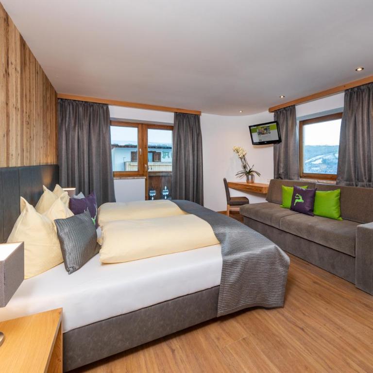 Das Grünholz Aparthotel - Superior Doppelzimmer mit Bergblick - 2