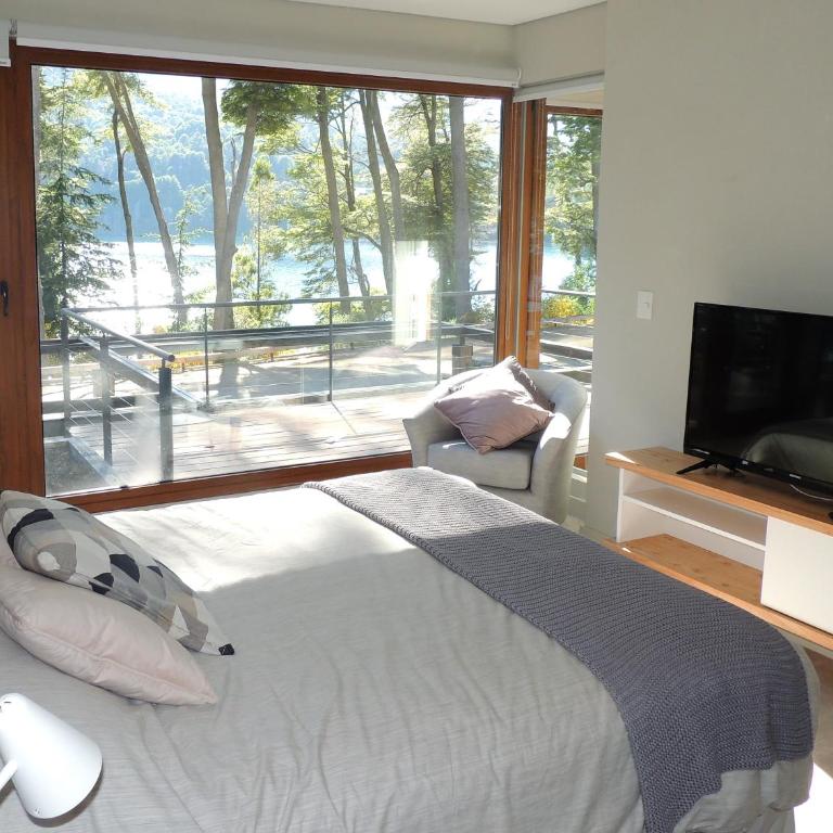 Departamento con vista al lago y piscina climatizada - Apartamento con vistas al lago - 5