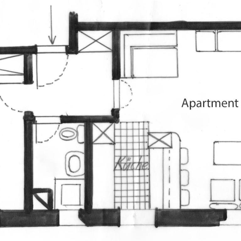 Patschei Trid - Apartment mit 1 Schlafzimmer und Terrasse - 3