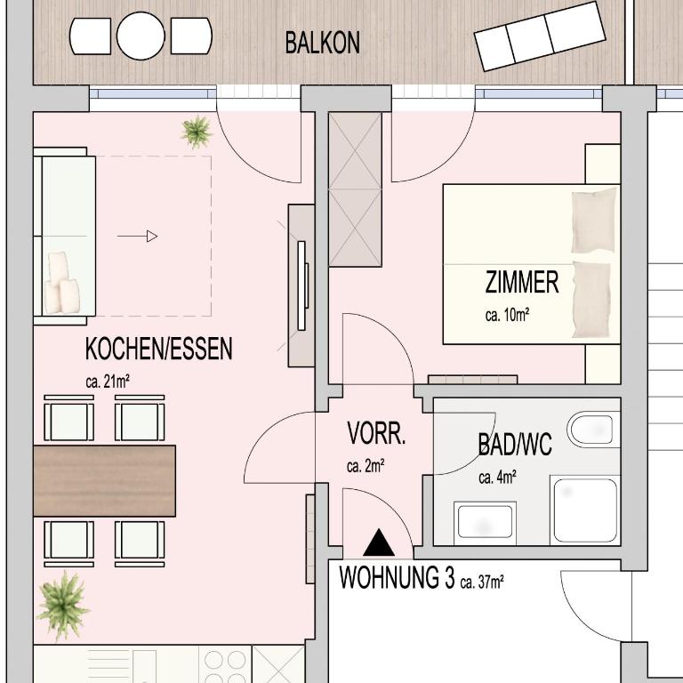 Appartementhaus Talwinkel - Appartamento con Balcone - 1