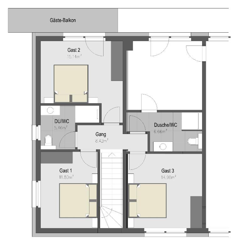 Apartment Mountainview - Apartment mit 3 Schlafzimmern - 42