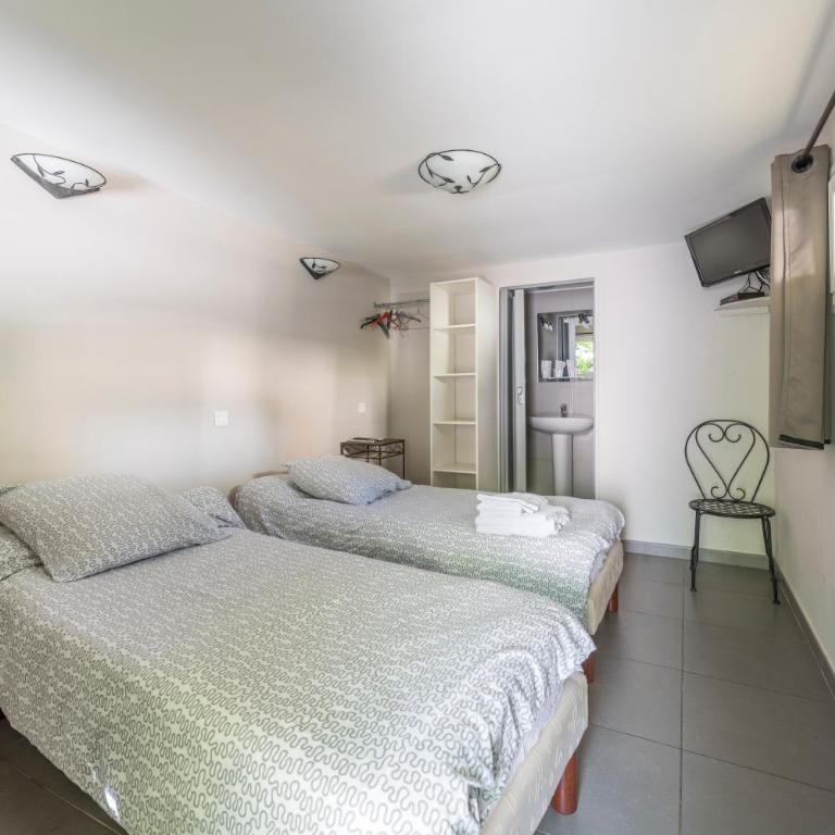 Hôtel du Rocher - Chambre Lits Jumeaux Confort - 5